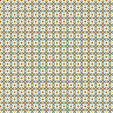 Soyut çapraz desenli üretken hesaplama sanatı çizimi