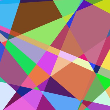 Geometrik soyutlama üretken sanat arkaplan çizimi