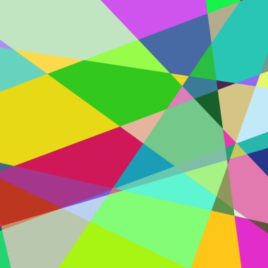 Geometrik soyutlama üretken sanat arkaplan çizimi