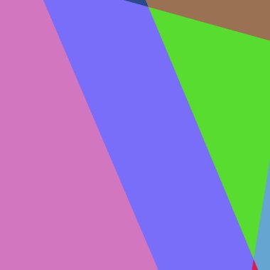 Geometrik soyutlama üretken sanat arkaplan çizimi