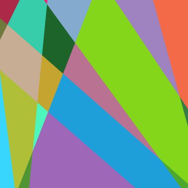 Geometrik soyutlama üretken sanat arkaplan çizimi