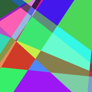 Geometrik soyutlama üretken sanat arkaplan çizimi