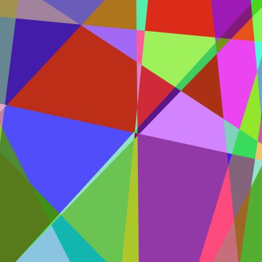 Geometrik soyutlama üretken sanat arkaplan çizimi