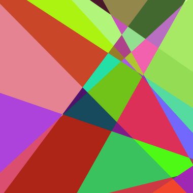 Geometrik soyutlama üretken sanat arkaplan çizimi