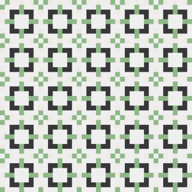 Soyut çapraz desenli üretken hesaplama sanatı çizimi