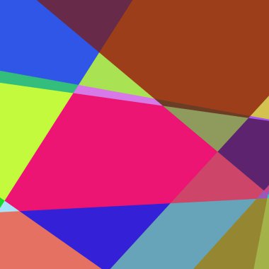 Geometrik soyutlama üretken sanat arkaplan çizimi