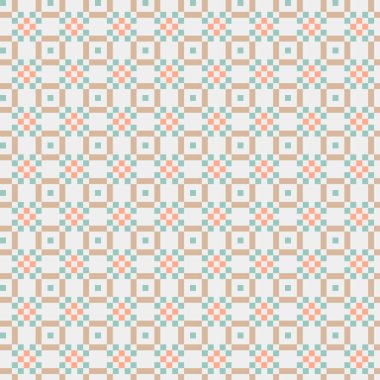 Soyut çapraz desenli üretken hesaplama sanatı çizimi