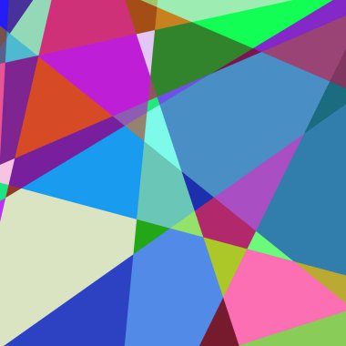 Geometrik soyutlama üretken sanat arkaplan çizimi