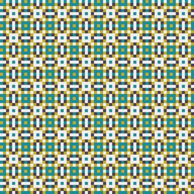 Soyut çapraz desenli üretken hesaplama sanatı çizimi