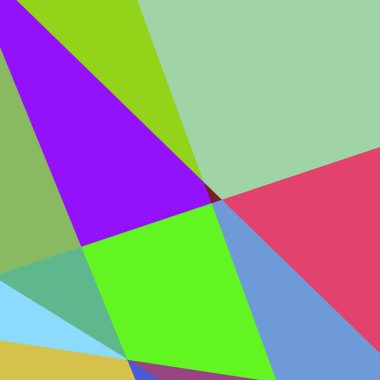 Geometrik soyutlama üretken sanat arkaplan çizimi