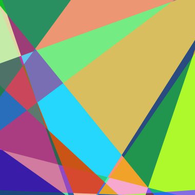 Geometrik soyutlama üretken sanat arkaplan çizimi