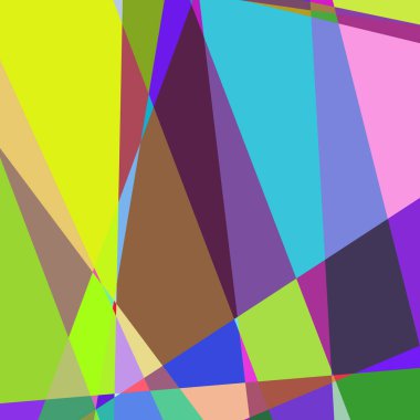 Geometrik soyutlama üretken sanat arkaplan çizimi