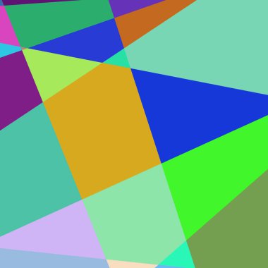 Geometrik soyutlama üretken sanat arkaplan çizimi