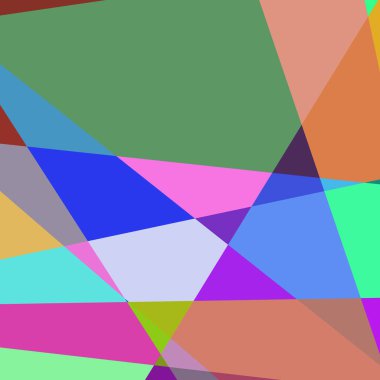 Geometrik soyutlama üretken sanat arkaplan çizimi