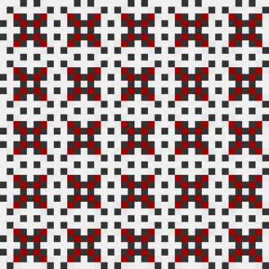 Soyut çapraz desenli üretken hesaplama sanatı çizimi