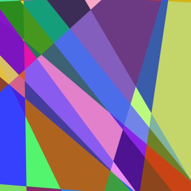 Geometrik soyutlama üretken sanat arkaplan çizimi