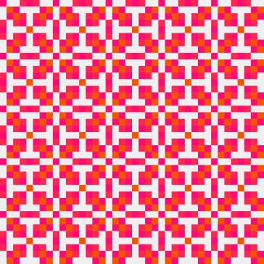 Soyut çapraz desenli üretken hesaplama sanatı çizimi