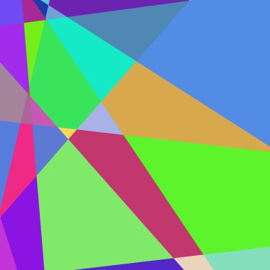 Geometrik soyutlama üretken sanat arkaplan çizimi