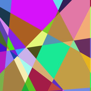 Geometrik soyutlama üretken sanat arkaplan çizimi