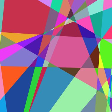 Geometrik soyutlama üretken sanat arkaplan çizimi