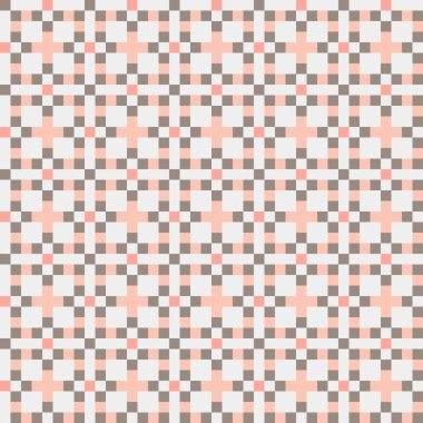 Soyut çapraz desenli üretken hesaplama sanatı çizimi