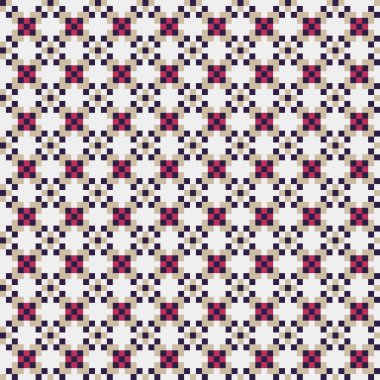 Soyut çapraz desenli üretken hesaplama sanatı çizimi