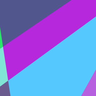 Geometrik soyutlama üretken sanat arkaplan çizimi