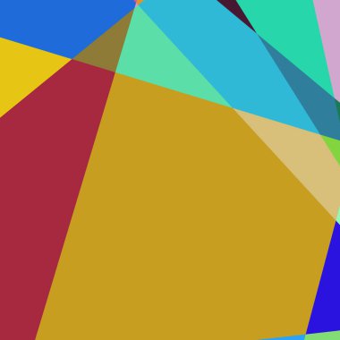 Geometrik soyutlama üretken sanat arkaplan çizimi