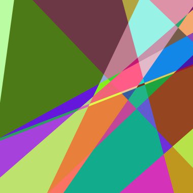 Geometrik soyutlama üretken sanat arkaplan çizimi