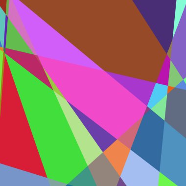 Geometrik soyutlama üretken sanat arkaplan çizimi