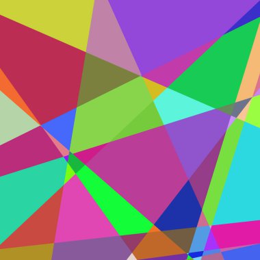 Geometrik soyutlama üretken sanat arkaplan çizimi