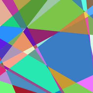 Geometrik soyutlama üretken sanat arkaplan çizimi