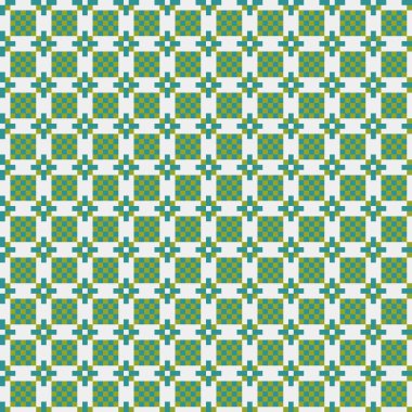 Soyut çapraz desenli üretken hesaplama sanatı çizimi