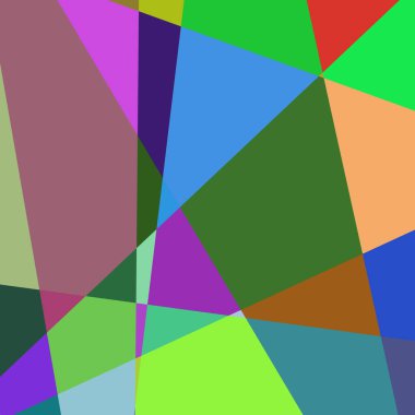 Geometrik soyutlama üretken sanat arkaplan çizimi