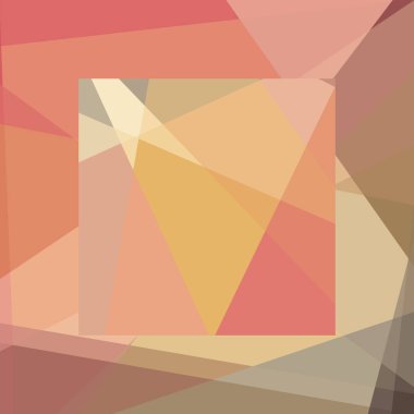 Soyut hesaplama rengi Polygones arkaplan çizimi