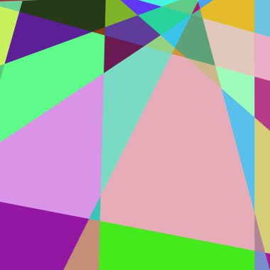 Geometrik soyutlama üretken sanat arkaplan çizimi