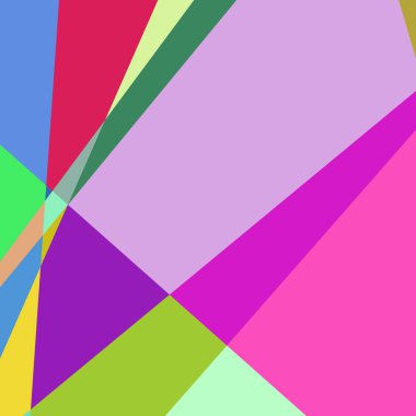 Geometrik soyutlama üretken sanat arkaplan çizimi