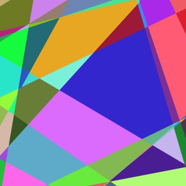 Geometrik soyutlama üretken sanat arkaplan çizimi