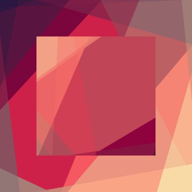 Soyut hesaplama rengi Polygones arkaplan çizimi