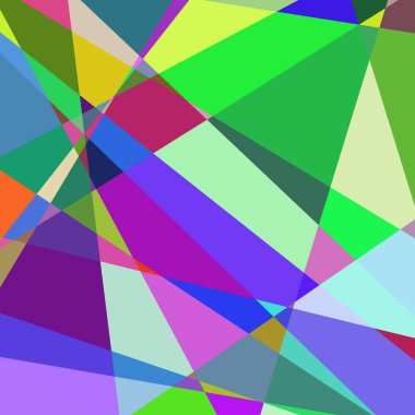 Geometrik soyutlama üretken sanat arkaplan çizimi