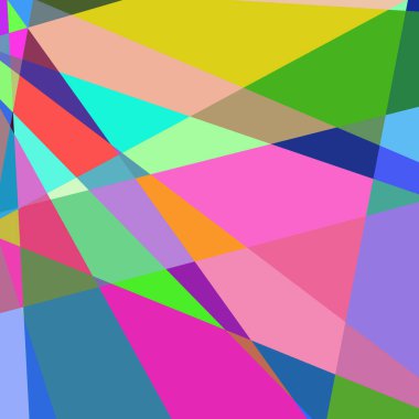 Geometrik soyutlama üretken sanat arkaplan çizimi