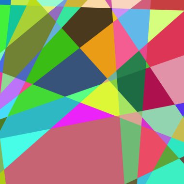 Geometrik soyutlama üretken sanat arkaplan çizimi