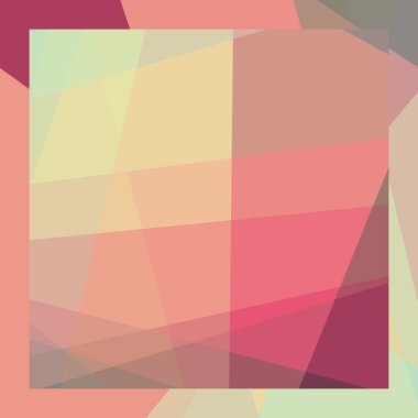 Soyut hesaplama rengi Polygones arkaplan çizimi