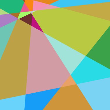 Geometrik soyutlama üretken sanat arkaplan çizimi