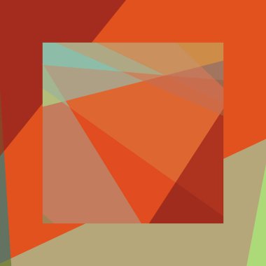 Soyut hesaplama rengi Polygones arkaplan çizimi