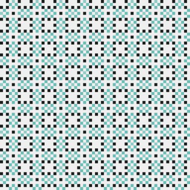 Soyut çapraz desenli üretken hesaplama sanatı çizimi