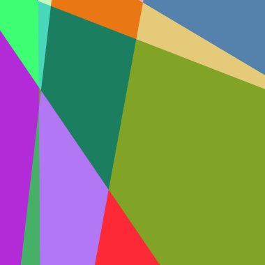 Geometrik soyutlama üretken sanat arkaplan çizimi