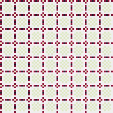 Soyut çapraz desenli üretken hesaplama sanatı çizimi