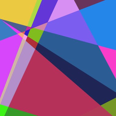 Geometrik soyutlama üretken sanat arkaplan çizimi