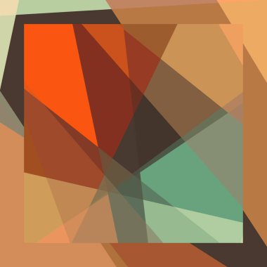 Soyut hesaplama rengi Polygones arkaplan çizimi